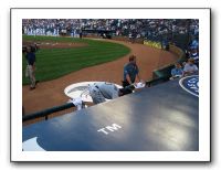 Jana Howser 1st Pitch Royals-Rays Game 07-17-09 050