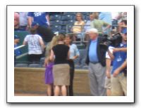 Jana and Jill First Pitch - Royals vs Angels 06-01-10 016