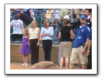 Jana and Jill First Pitch - Royals vs Angels 06-01-10 018