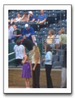 Jana and Jill First Pitch - Royals vs Angels 06-01-10 019