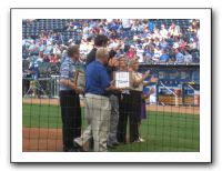 Jana and Jill First Pitch - Royals vs Angels 06-01-10 028