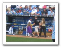 Jana and Jill First Pitch - Royals vs Angels 06-01-10 034