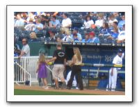 Jana and Jill First Pitch - Royals vs Angels 06-01-10 035